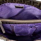 Shoulder bag Vertical Open Tote Brown Zucca Coated Canvas