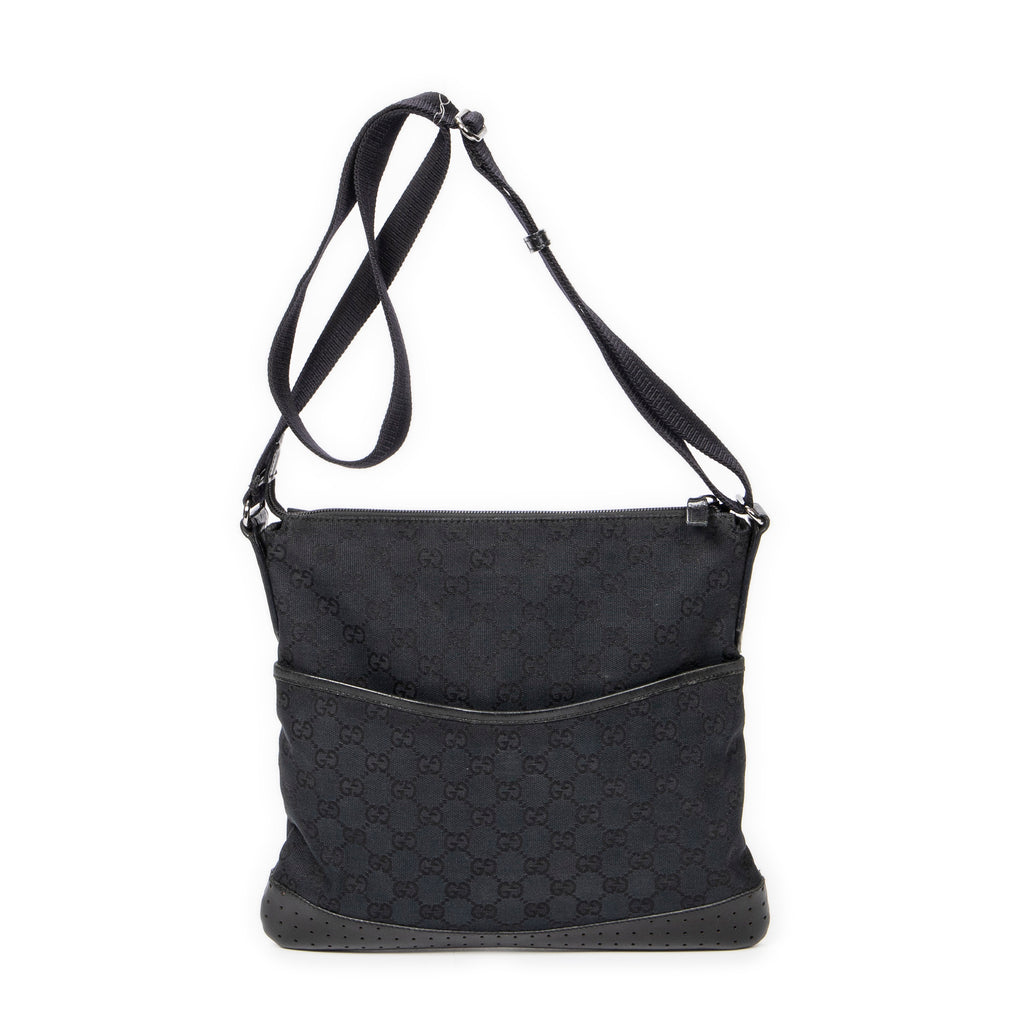 Shoulder bag Medium Messenger Black Monogrammed Canvas