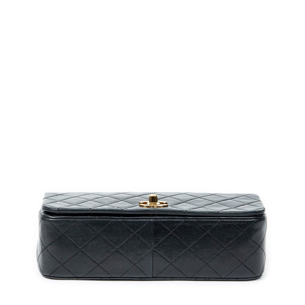 Shoulder bag Mademoiselle Full Flap Black Quilted Lambskin Leather