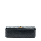 Shoulder bag Mademoiselle Full Flap Black Quilted Lambskin Leather
