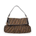 Shoulder bag Chef Flap Hobo Brown Zucca Canvas