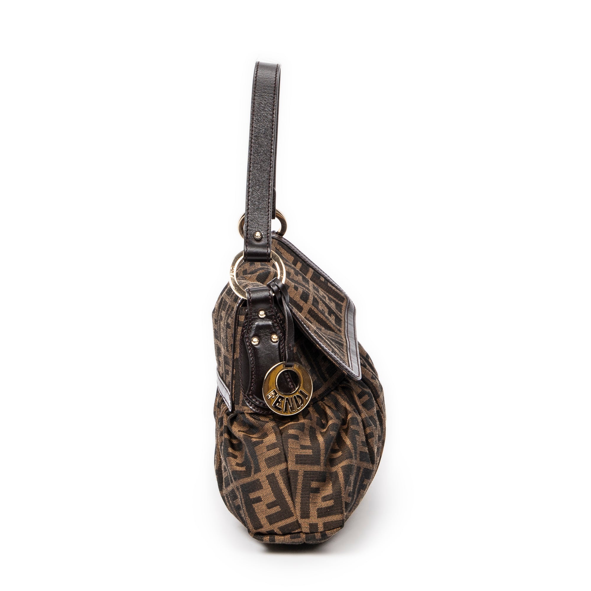 Shoulder bag Chef Flap Hobo Brown Zucca Canvas
