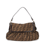 Shoulder bag Chef Flap Hobo Brown Zucca Canvas
