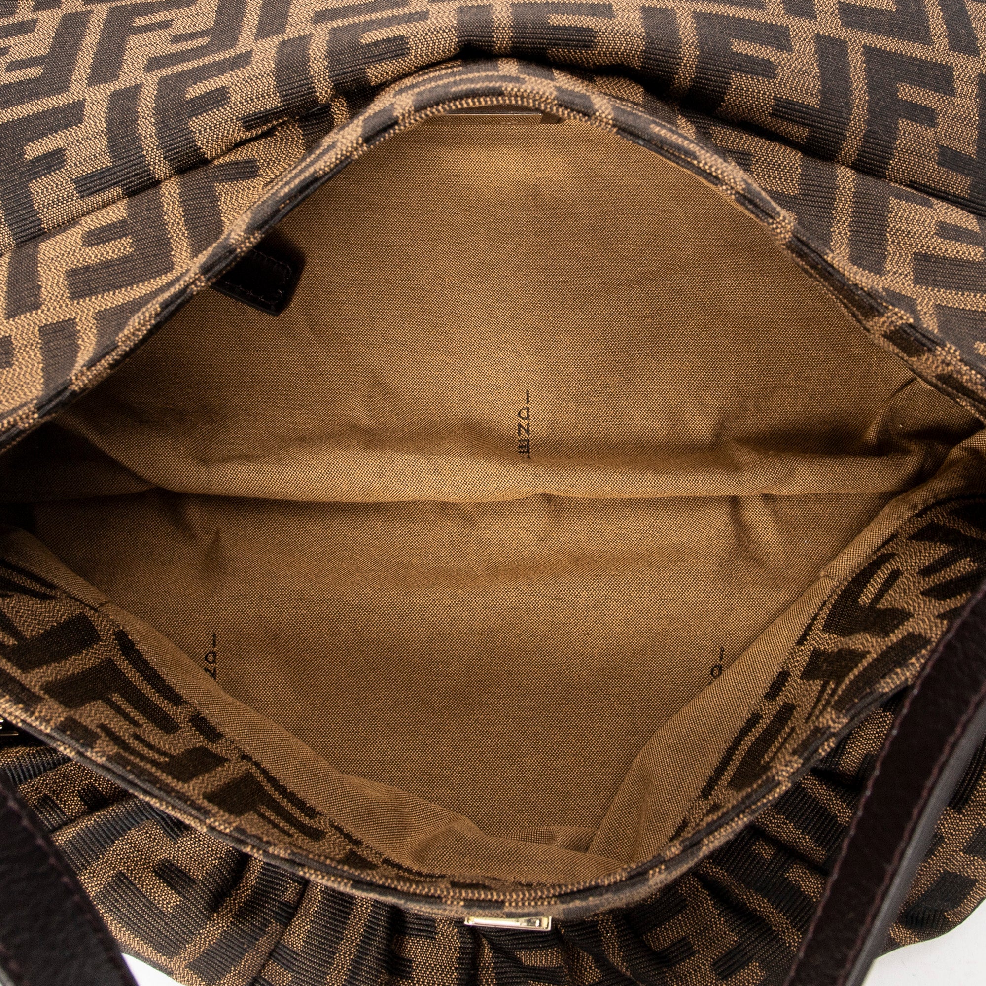 Shoulder bag Chef Flap Hobo Brown Zucca Canvas