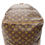 Travel Bag Keepall 55 Brown Monogram Canvas