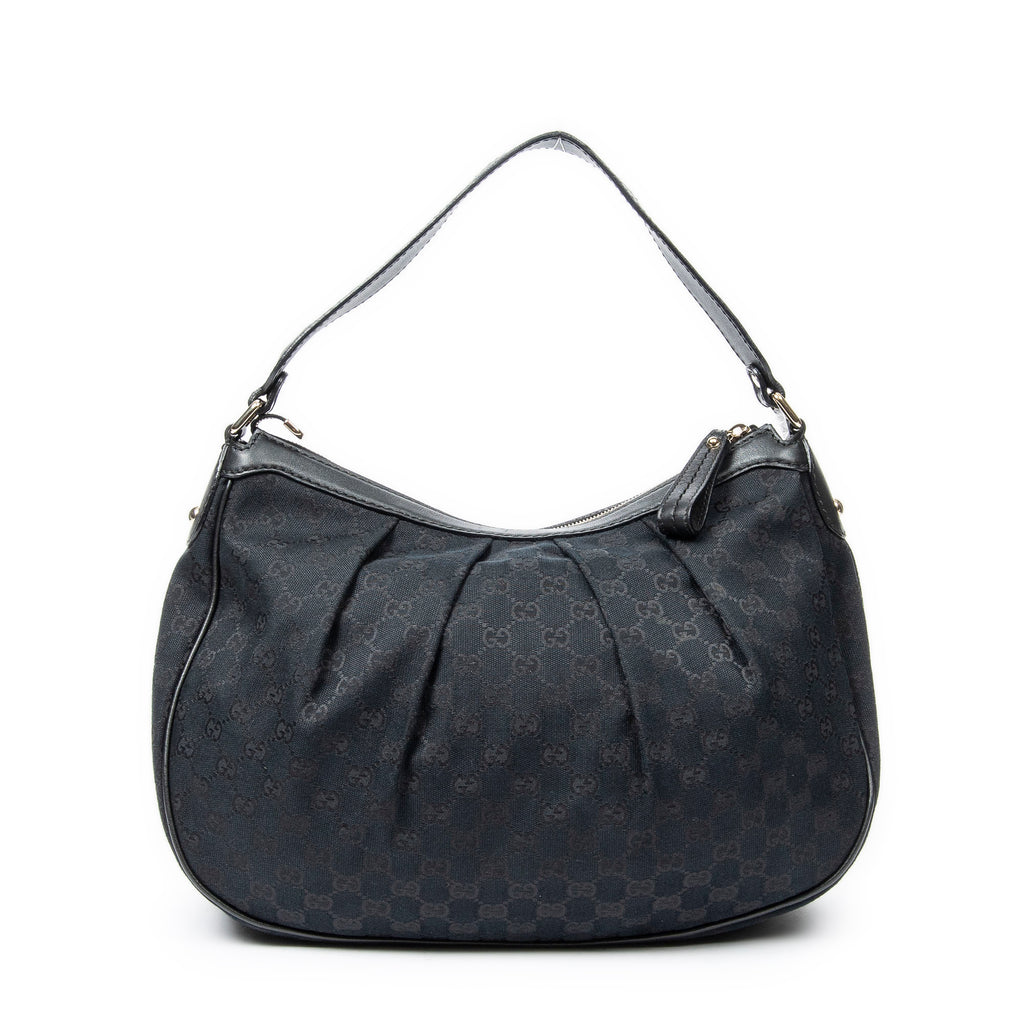 Shoulder bag Medium Sukey Hobo Black Monogrammed Canvas