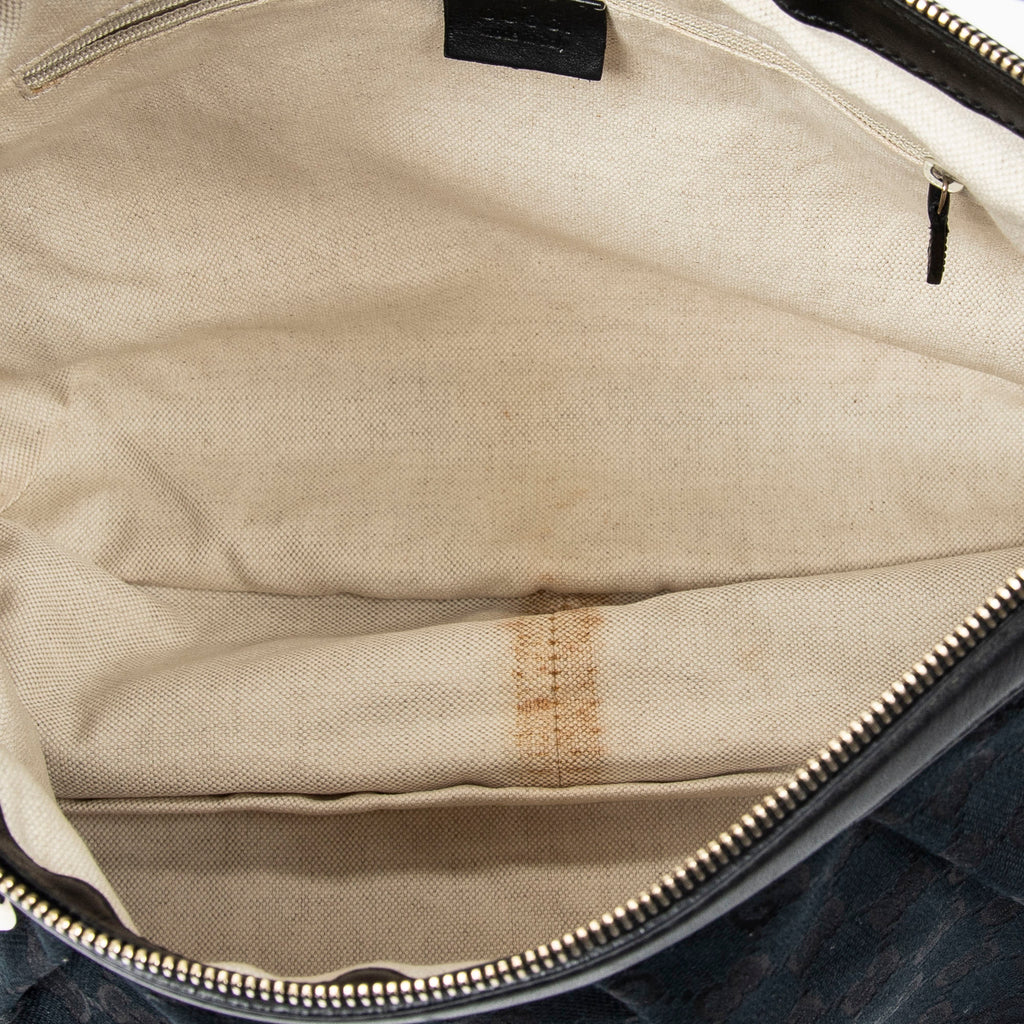 Shoulder bag Medium Sukey Hobo Black Monogrammed Canvas