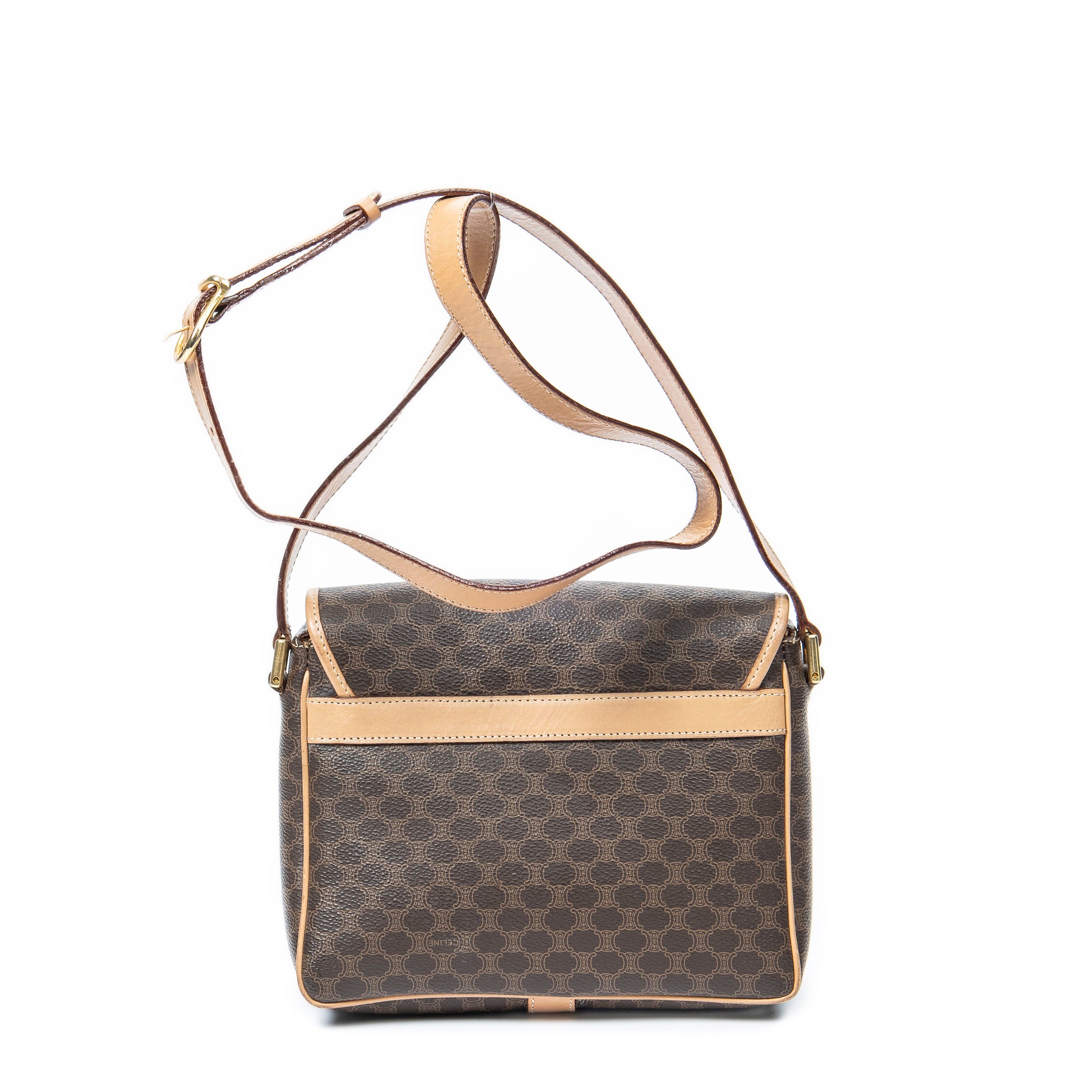 Shoulder bag Vintage Flap Crossbody Beige Macadam Coated Canvas