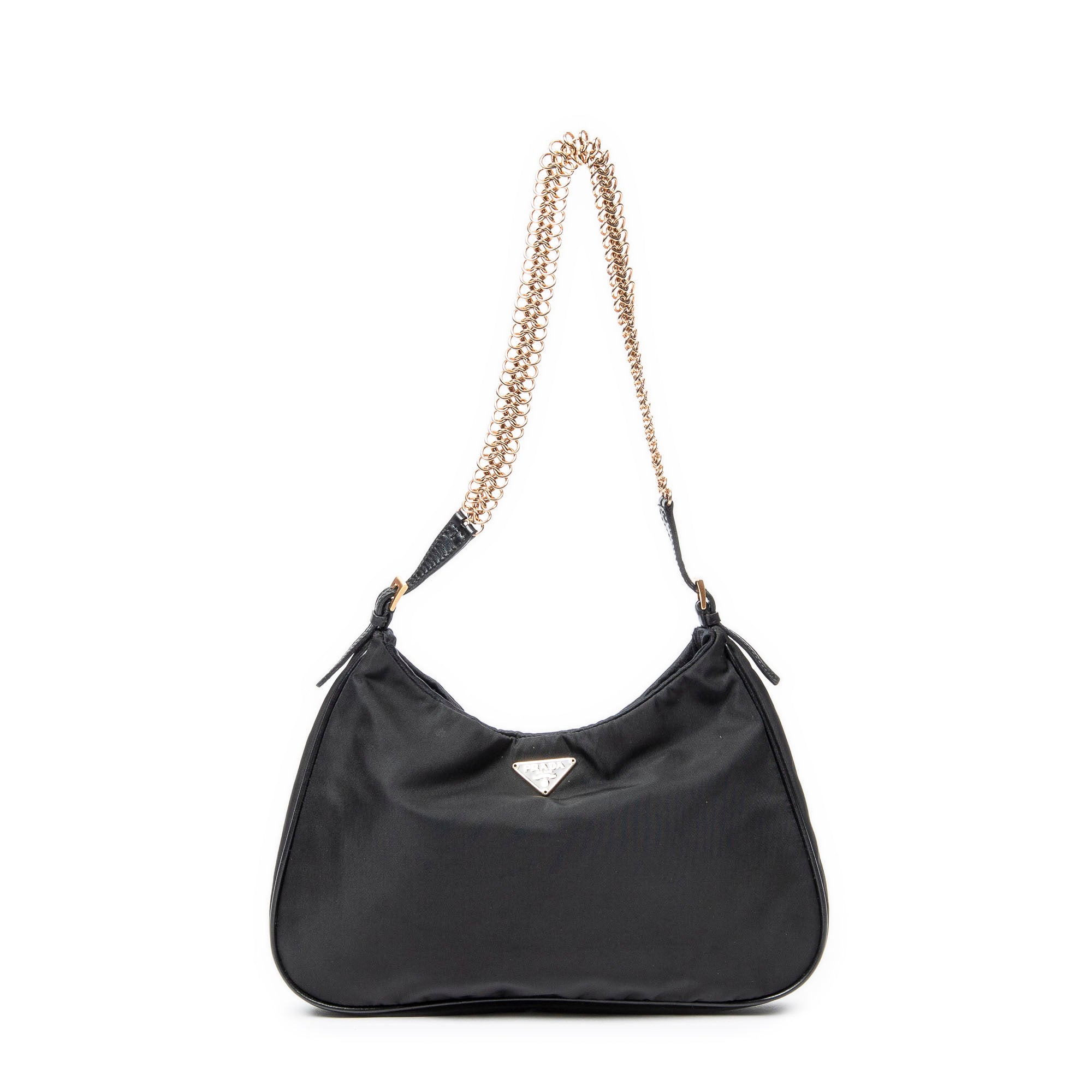 Shoulder bag Mini Chain Hobo Black Nylon Canvas