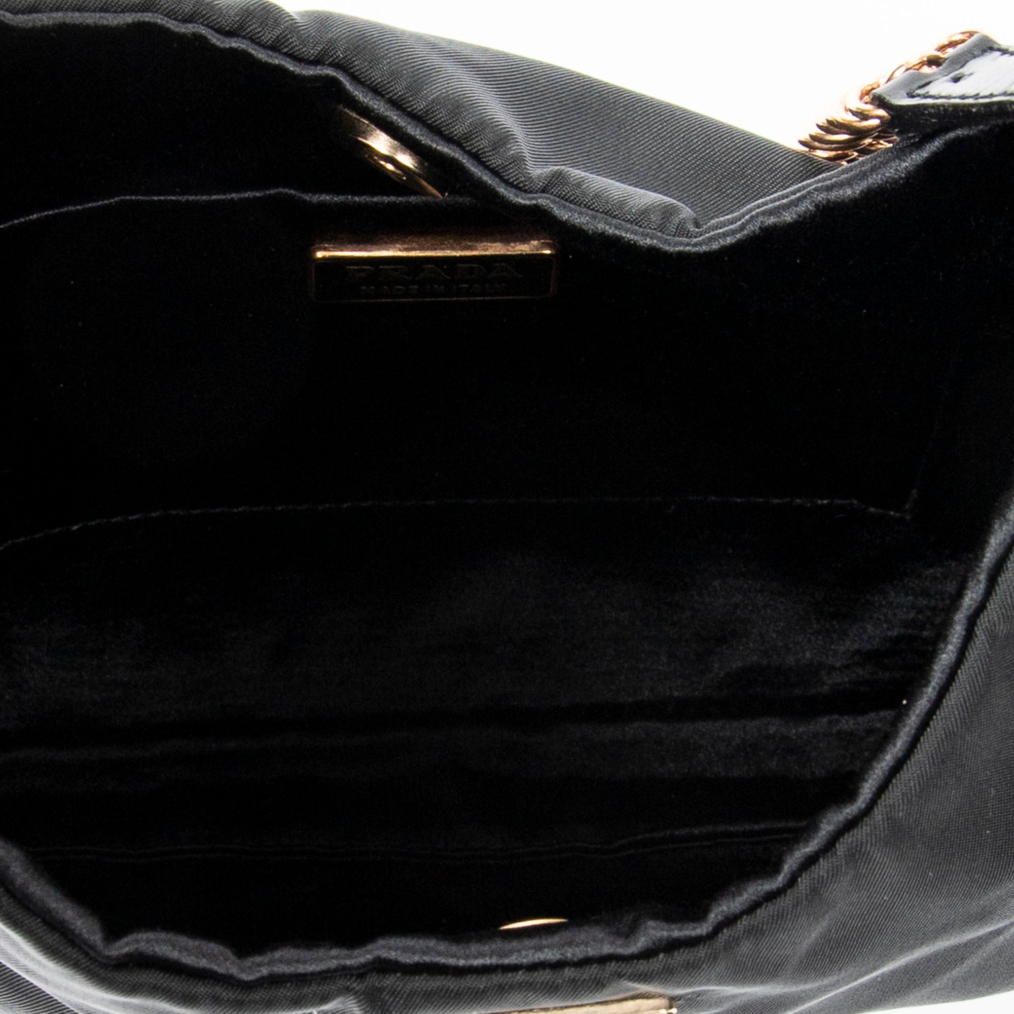 Shoulder bag Mini Chain Hobo Black Nylon Canvas