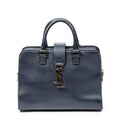 Handbag Baby Monogram Cabas Navy Grained Calfskin Leather