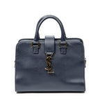 Handbag Baby Monogram Cabas Navy Grained Calfskin Leather