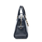 Handbag Baby Monogram Cabas Navy Grained Calfskin Leather