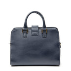 Handbag Baby Monogram Cabas Navy Grained Calfskin Leather