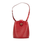Shoulder bag Cluny Red Epi