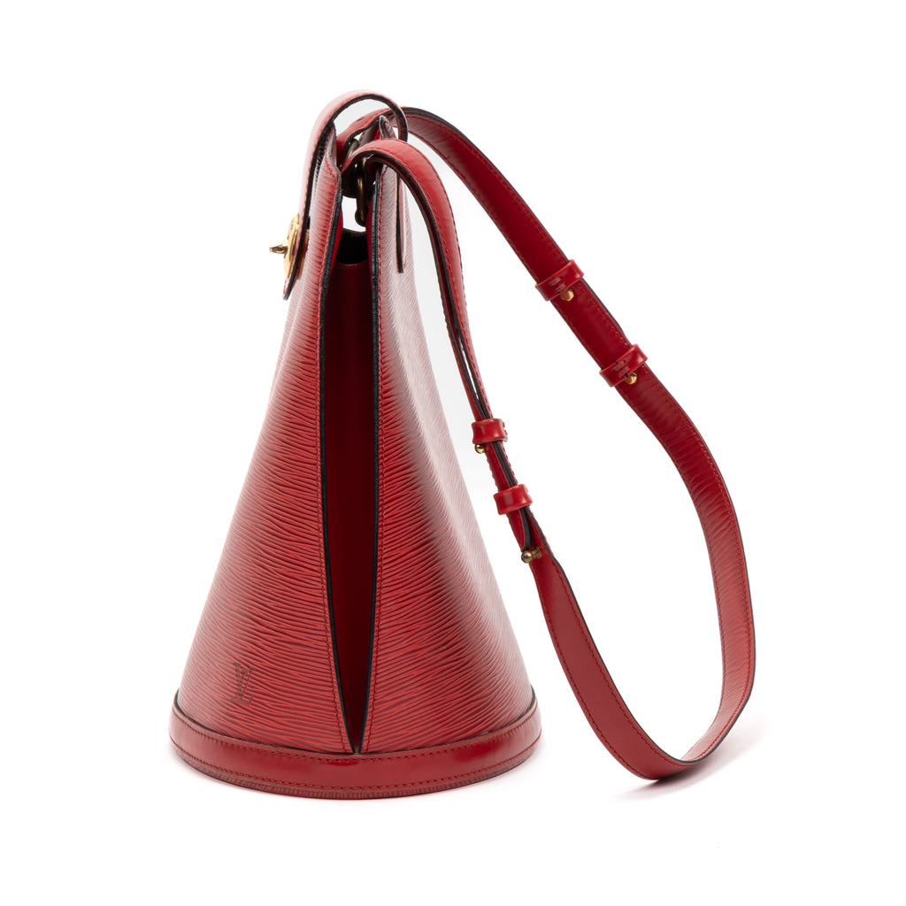 Shoulder bag Cluny Red Epi