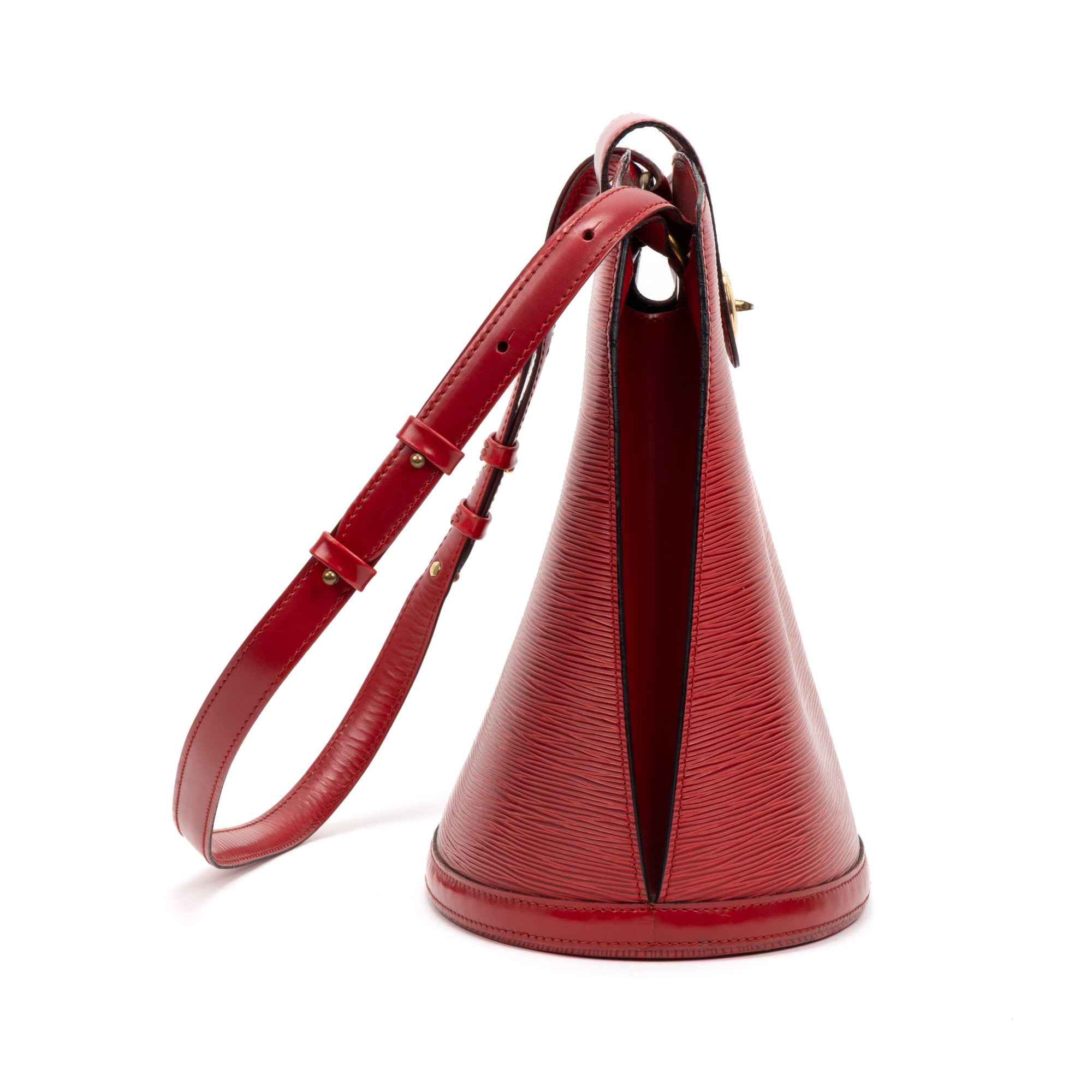 Shoulder bag Cluny Red Epi