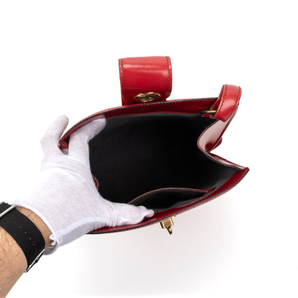 Shoulder bag Cluny Red Epi