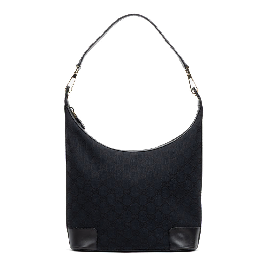 Shoulder bag Zip Hobo Black Monogrammed Canvas