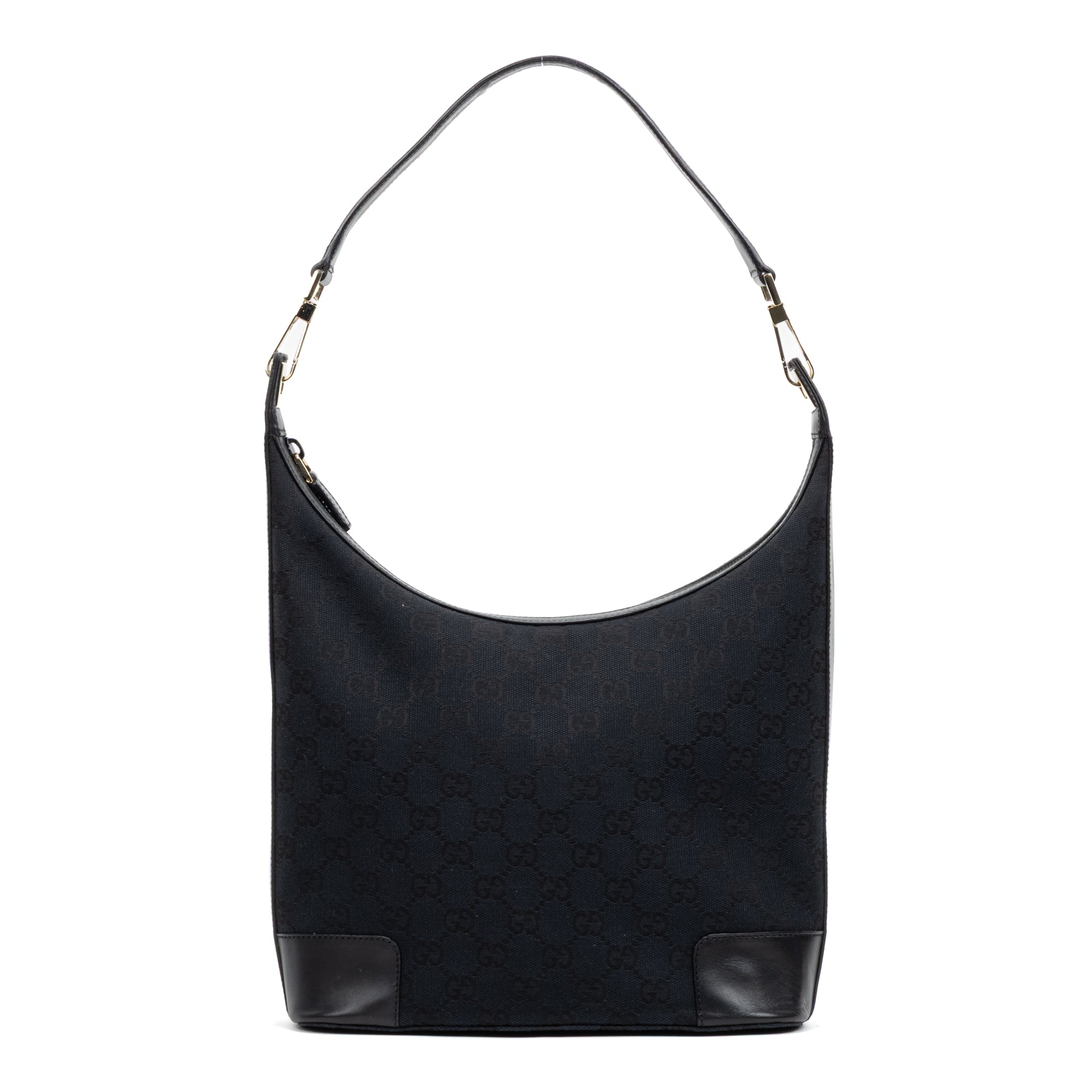 Shoulder bag Zip Hobo Black Monogrammed Canvas