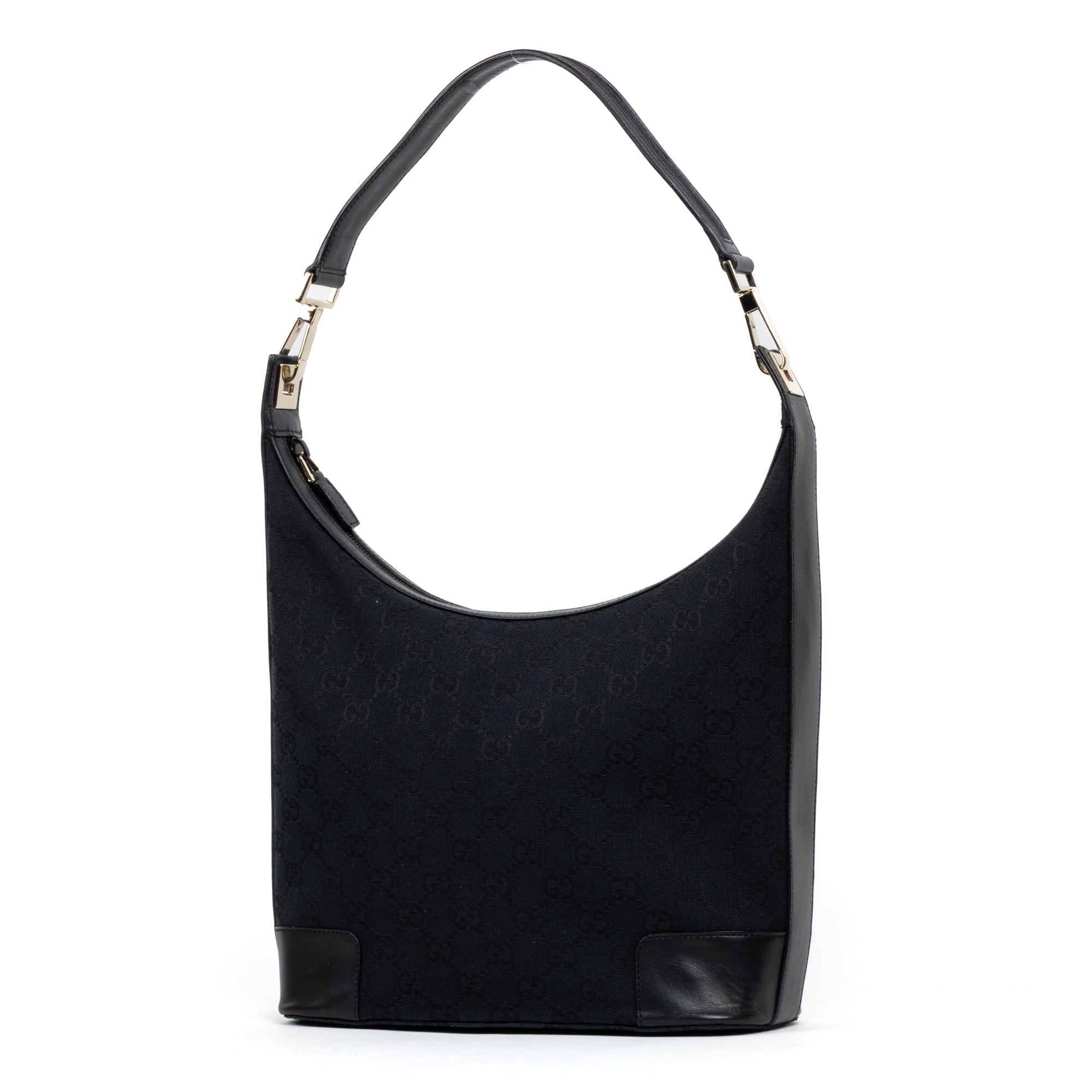 Shoulder bag Zip Hobo Black Monogrammed Canvas