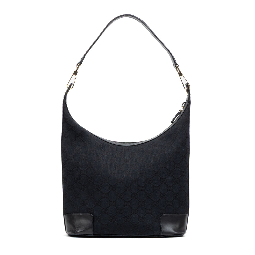 Shoulder bag Zip Hobo Black Monogrammed Canvas