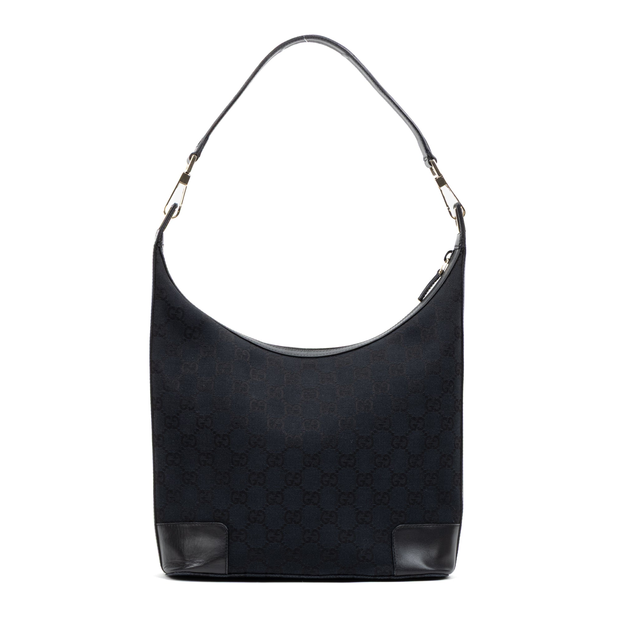 Shoulder bag Zip Hobo Black Monogrammed Canvas
