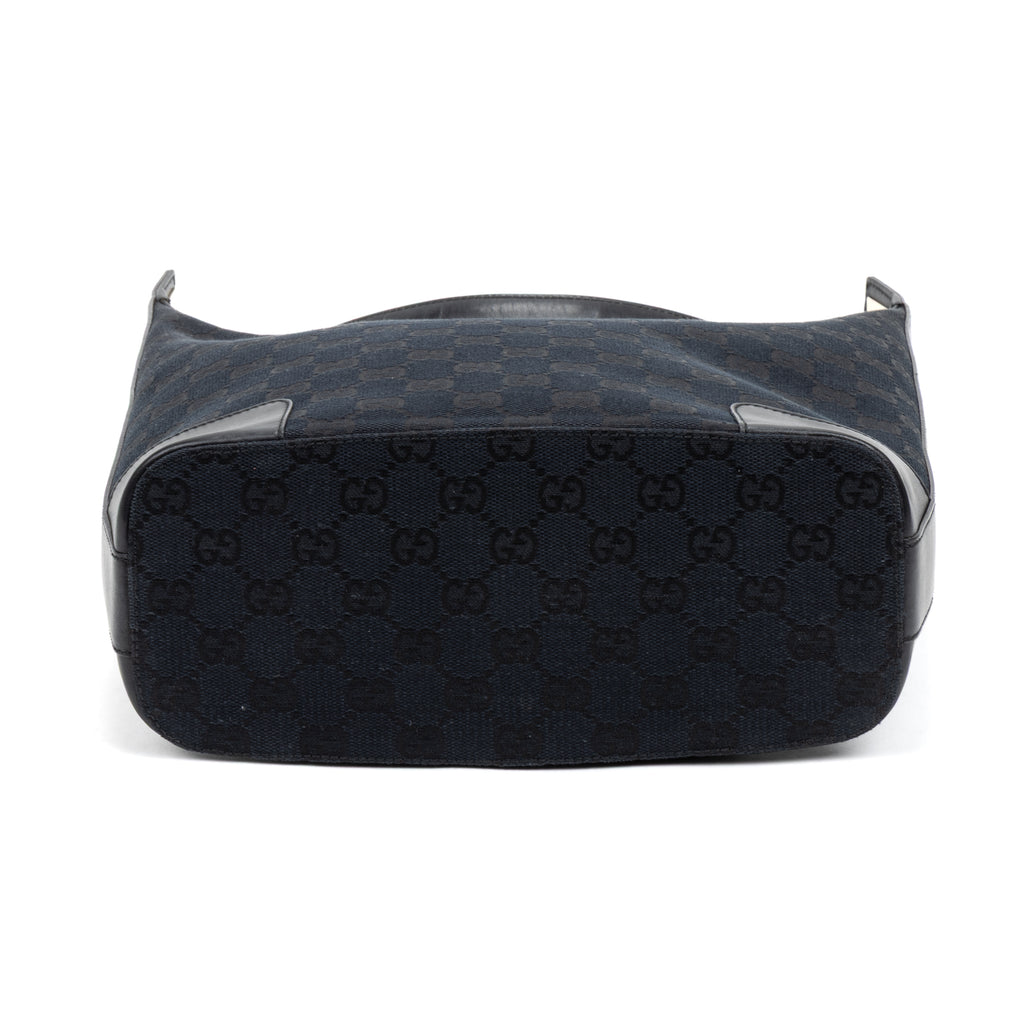 Shoulder bag Zip Hobo Black Monogrammed Canvas