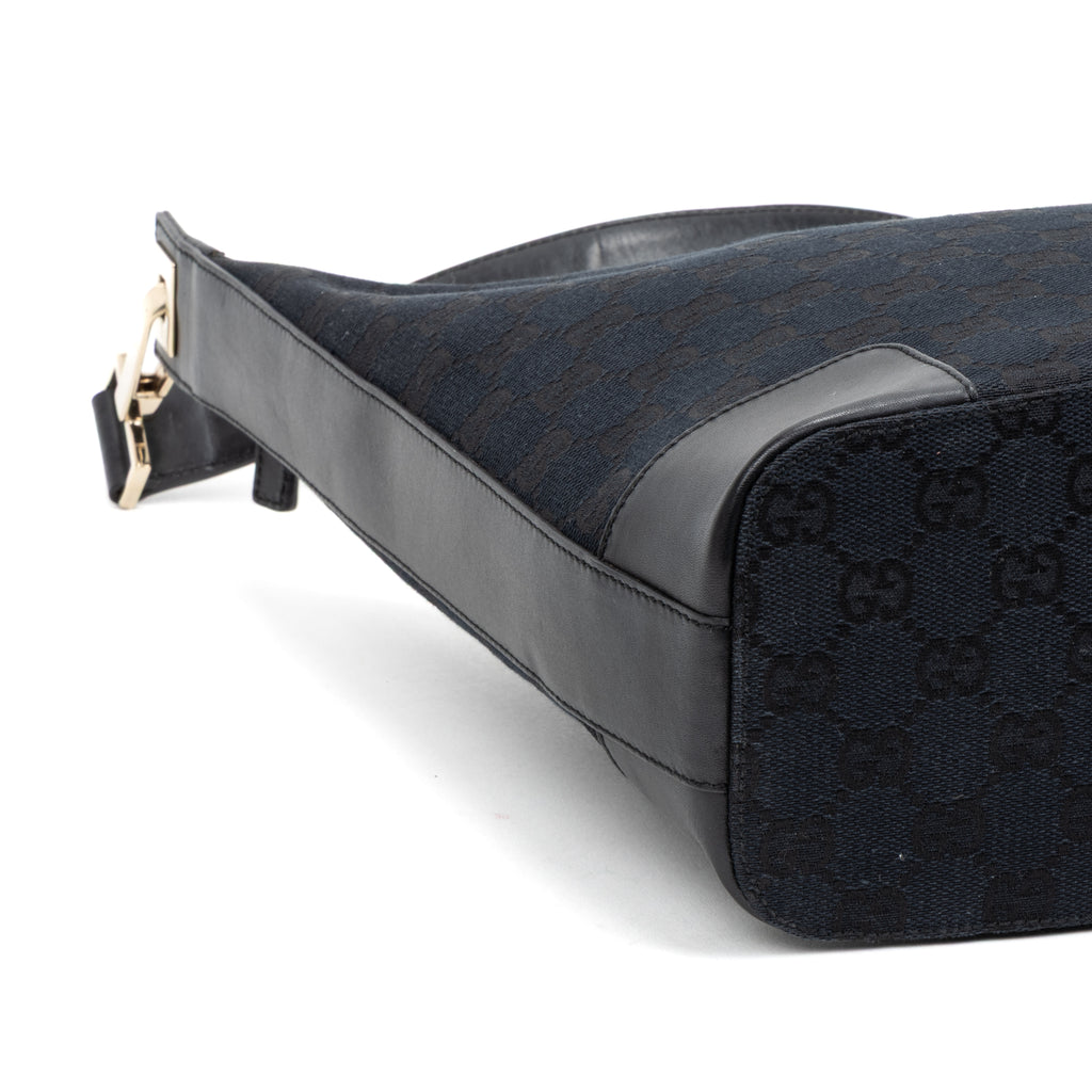 Shoulder bag Zip Hobo Black Monogrammed Canvas