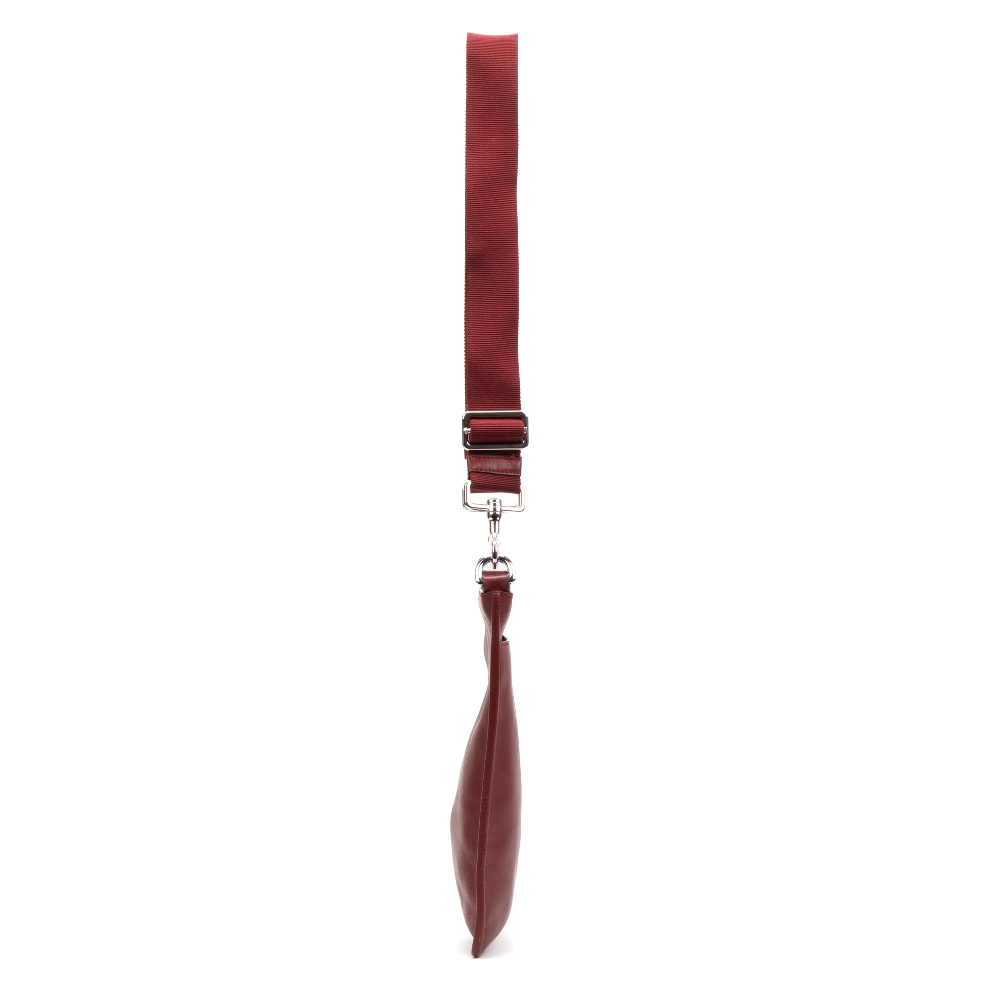 Shoulder bag Anagram Crossbody Maroon Grained Calfskin Leather