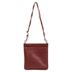 Shoulder bag Anagram Crossbody Maroon Grained Calfskin Leather