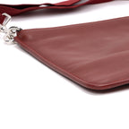 Shoulder bag Anagram Crossbody Maroon Grained Calfskin Leather