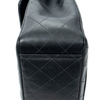 Shoulder bag Maxi Jumbo XL Flap Black Quilted Lambskin Leather
