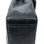 Shoulder bag Maxi Jumbo XL Flap Black Quilted Lambskin Leather