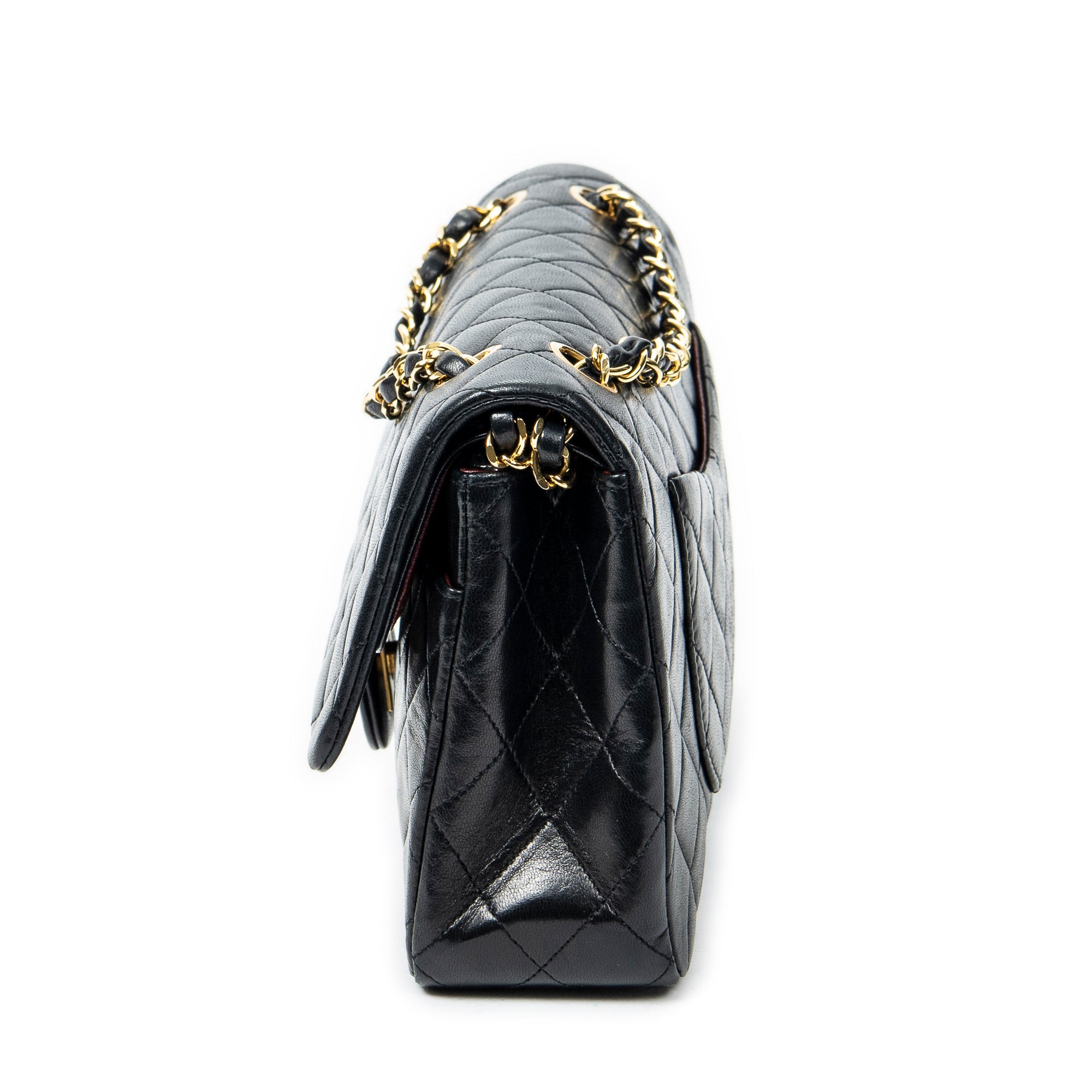 Shoulder bag Classic Double Flap 26 Black Quilted Lambskin Leather