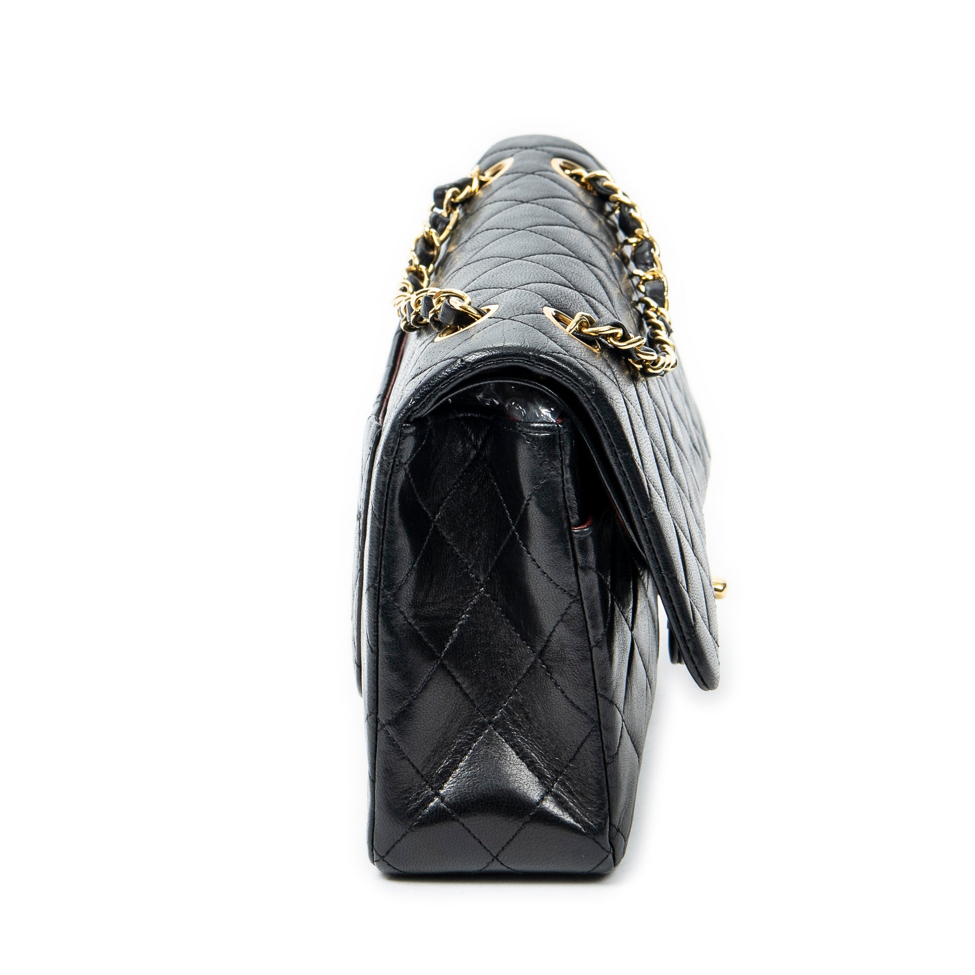 Shoulder bag Classic Double Flap 26 Black Quilted Lambskin Leather