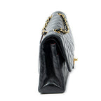Shoulder bag Classic Double Flap 26 Black Quilted Lambskin Leather