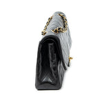 Shoulder bag Classic Double Flap 26 Black Quilted Lambskin Leather