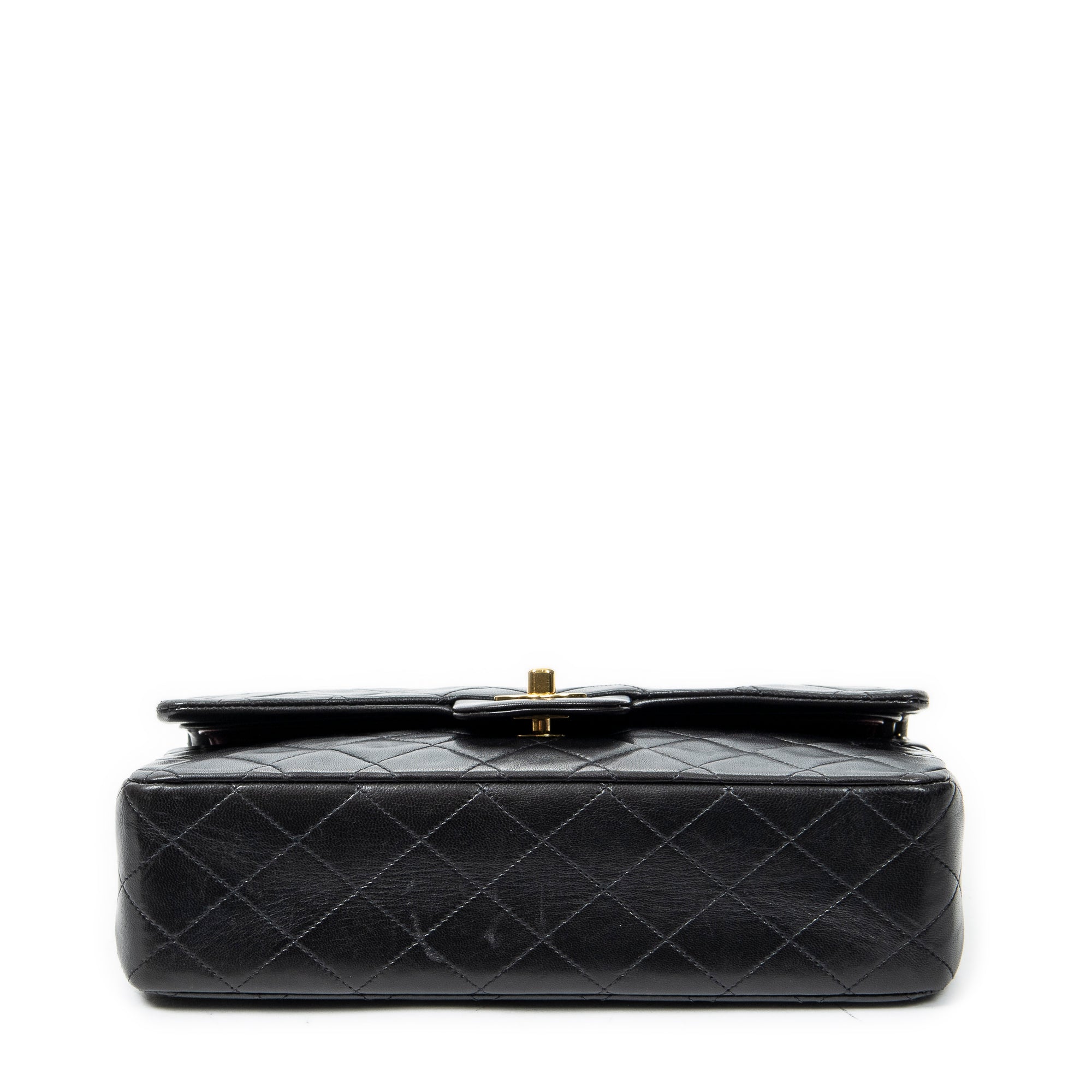 Shoulder bag Classic Double Flap 26 Black Quilted Lambskin Leather