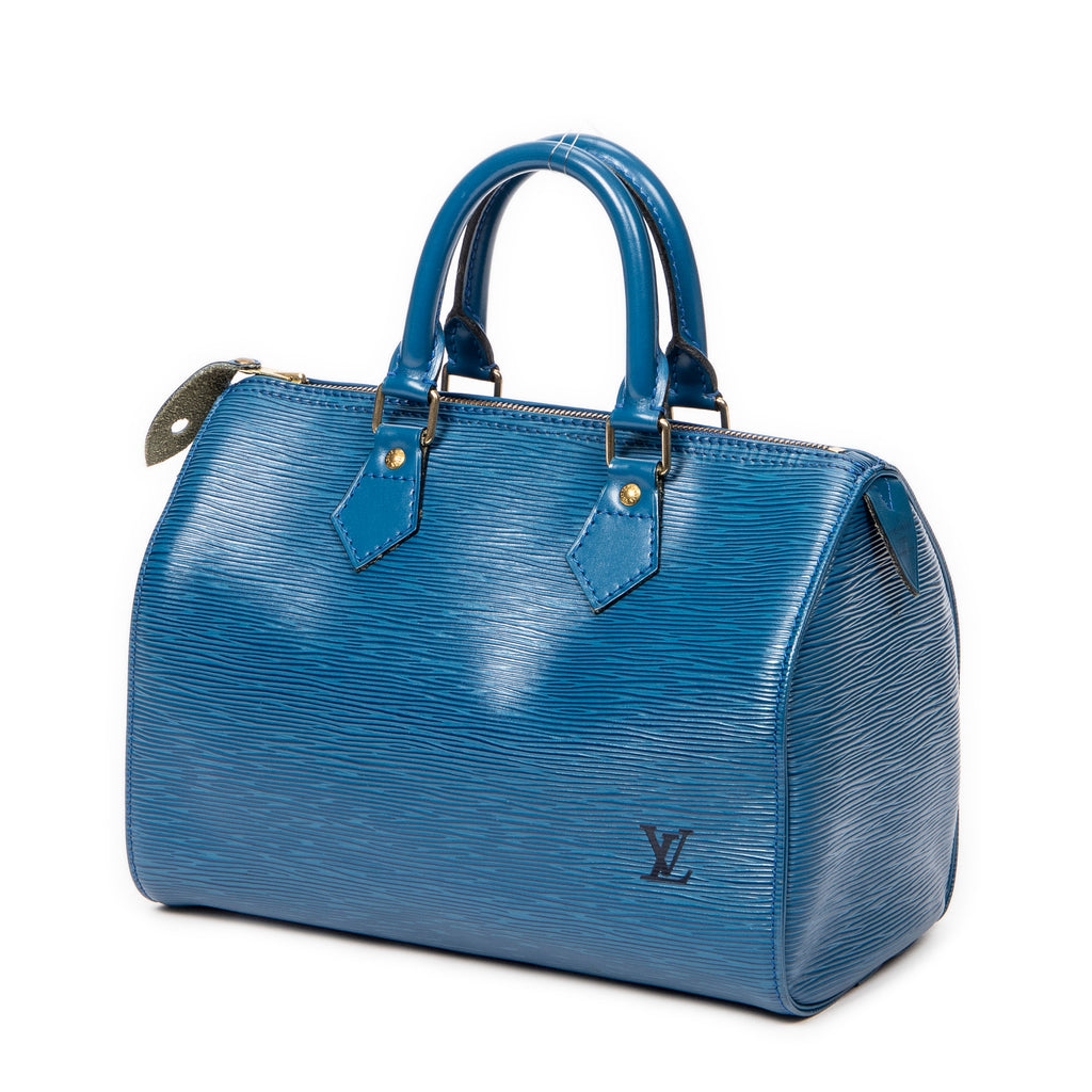 Handbag Speedy 25 Blue Epi