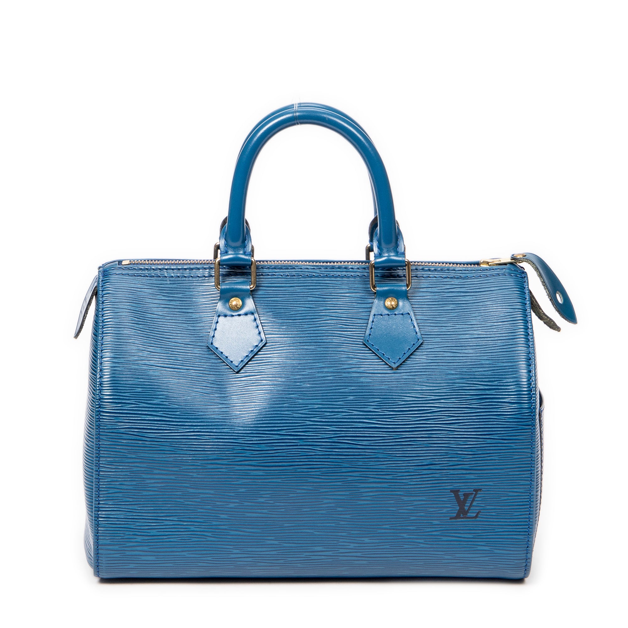 Handbag Speedy 25 Blue Epi
