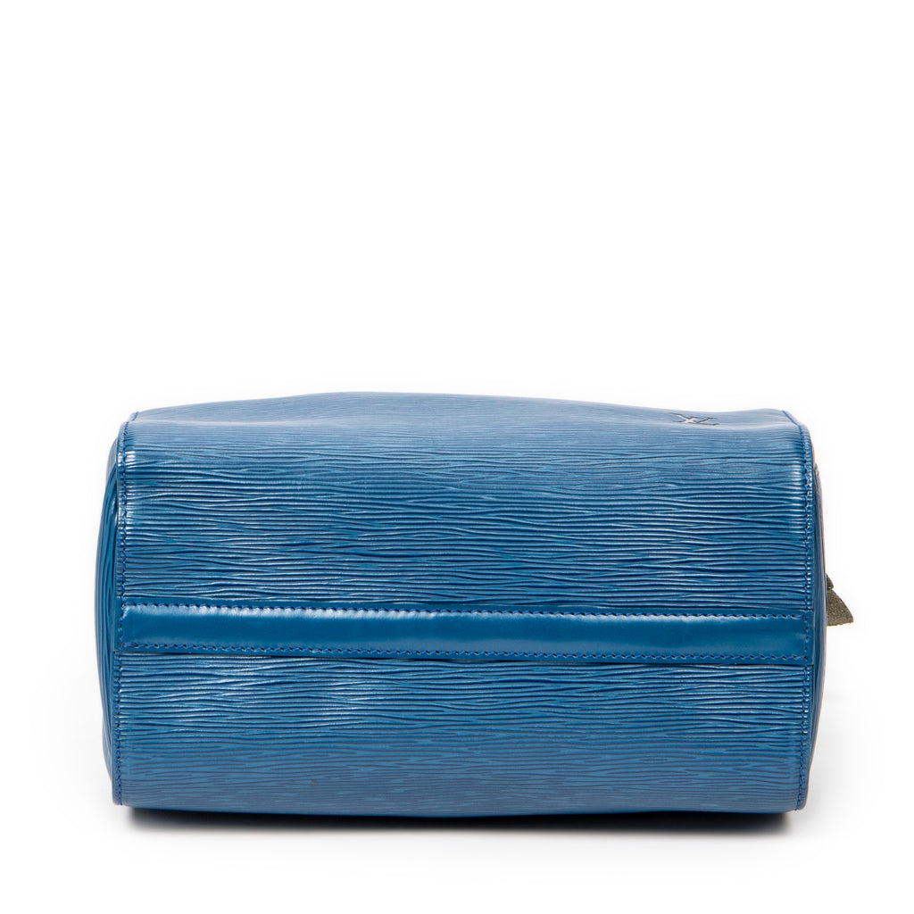 Handbag Speedy 25 Blue Epi
