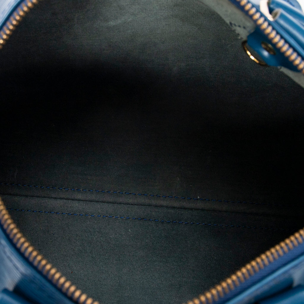 Handbag Speedy 25 Blue Epi