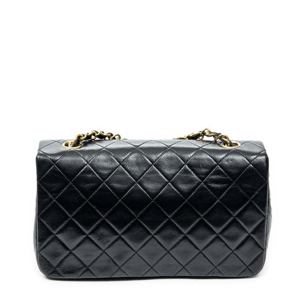 Shoulder bag CC Turn Lock Mademoiselle Full Flap Black Quilted Lambskin Leather