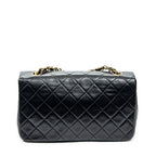 Shoulder bag CC Turn Lock Mademoiselle Full Flap Black Quilted Lambskin Leather