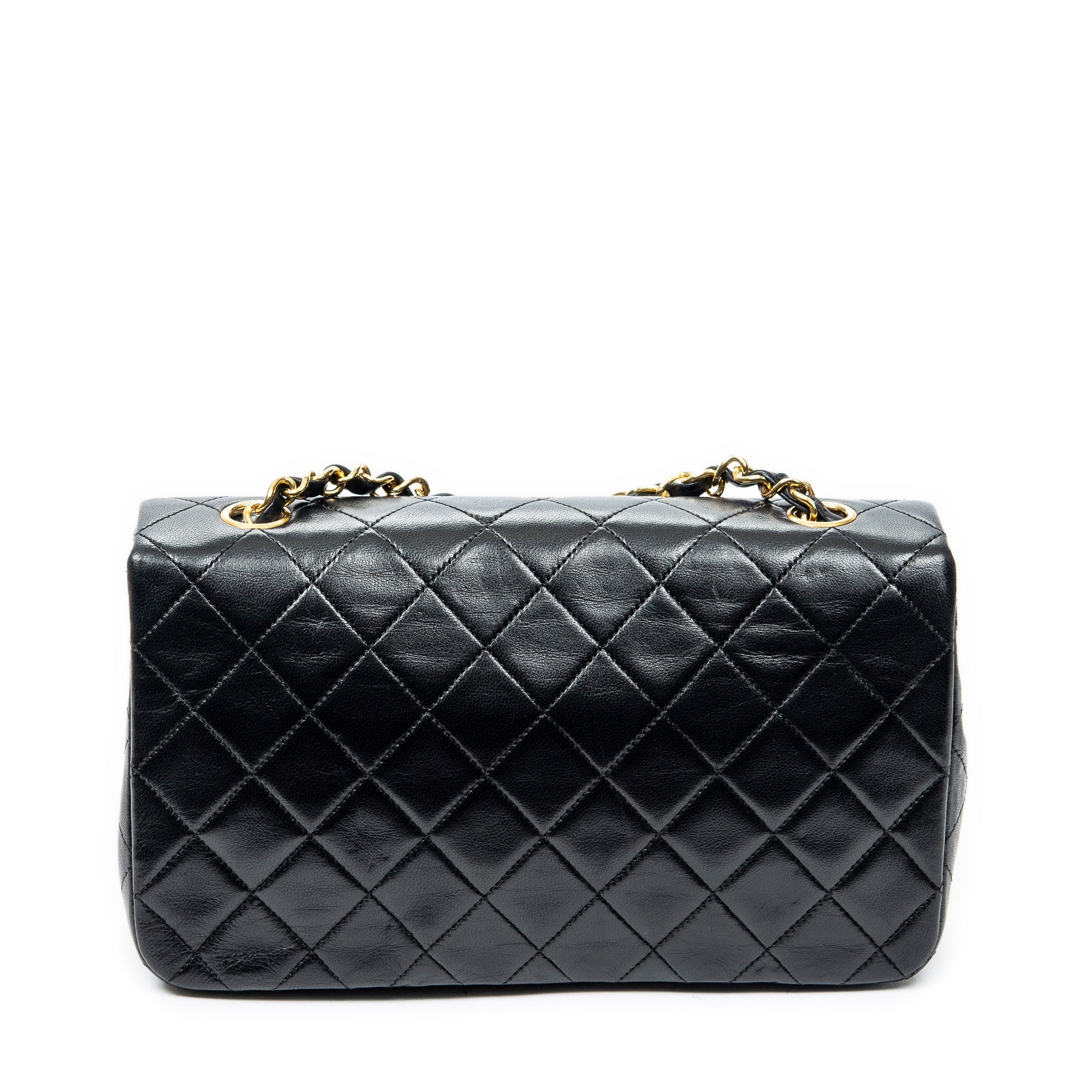 Shoulder bag CC Turn Lock Mademoiselle Full Flap Black Quilted Lambskin Leather