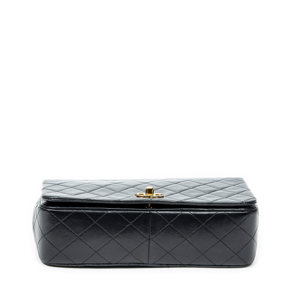 Shoulder bag CC Turn Lock Mademoiselle Full Flap Black Quilted Lambskin Leather