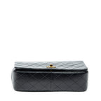 Shoulder bag CC Turn Lock Mademoiselle Full Flap Black Quilted Lambskin Leather