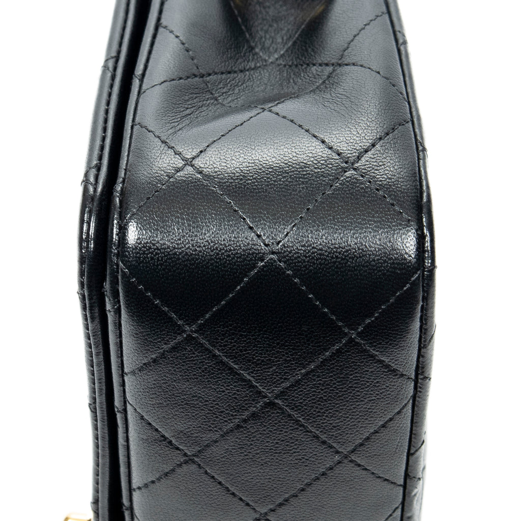 Shoulder bag CC Turn Lock Mademoiselle Full Flap Black Quilted Lambskin Leather