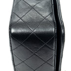 Shoulder bag CC Turn Lock Mademoiselle Full Flap Black Quilted Lambskin Leather